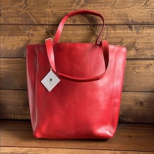Noonday Collection Mulberry Leather Tote
